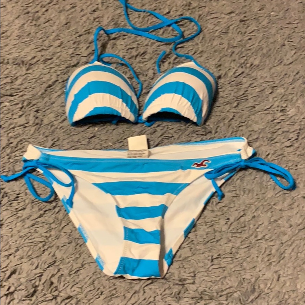 Hollister striped bikini